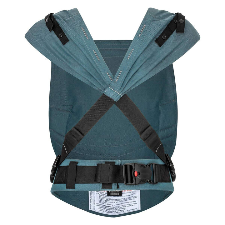 Hoppediz Babytrage Primeo, für Neugeborene ab Geburt, Bauchtrage, Rückentrage, 100% Bio-Baumwolle, I