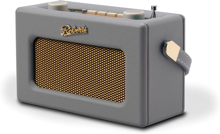 Roberts Revival UNO BT Dab+/FM/Bluetooth, tragbares Radio, Wecker, Grau, grau