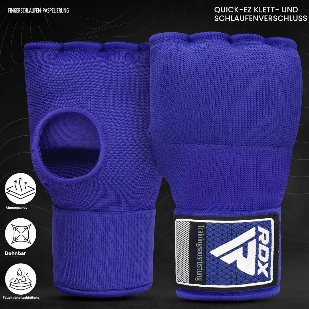 RDX Gel Innenhandschuhe Boxen MMA Muay Thai Training, Elastisch Boxbandagen 100cm Lang Handgelenkban