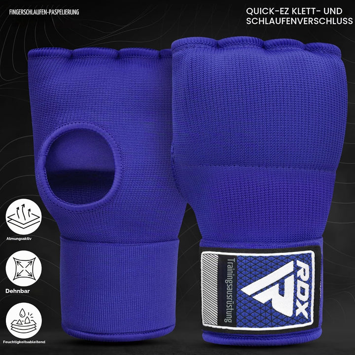 RDX Gel Innenhandschuhe Boxen MMA Muay Thai Training, Elastisch Boxbandagen 100cm Lang Handgelenkban