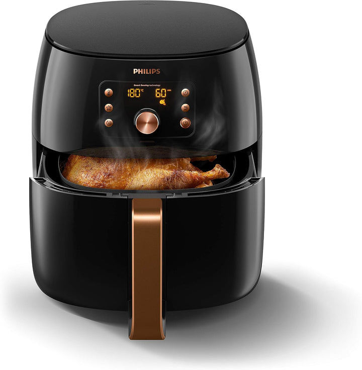 Philips Airfryer XXL mit Rapid Air Technologie - Heissluftfritteuse mit 7,3L Kapazität, 90% weniger