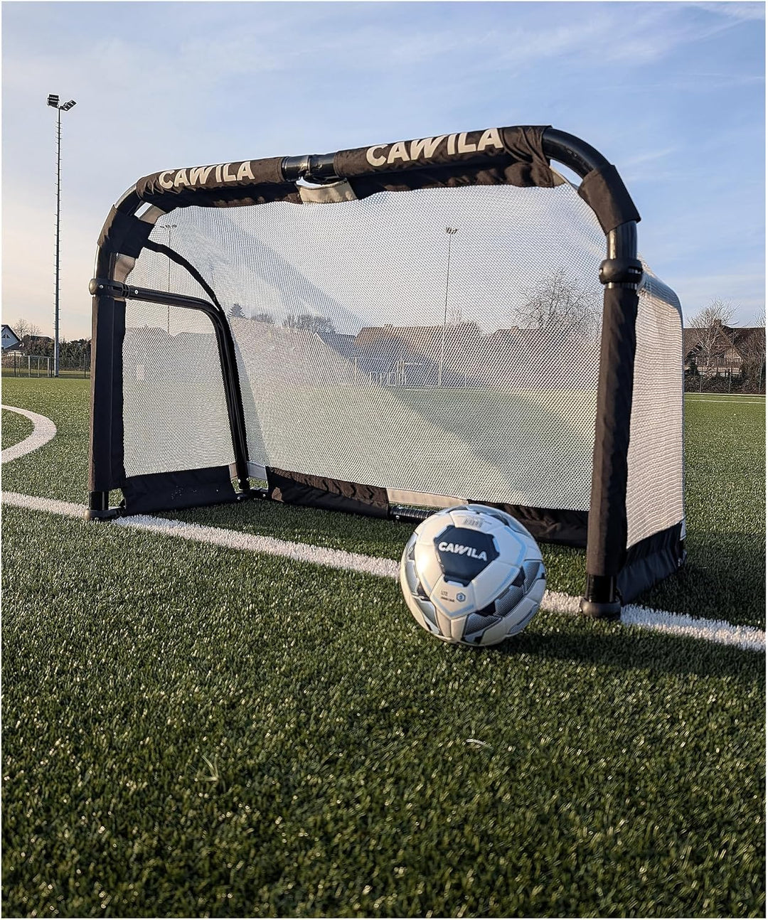 Cawila ACADEMY Aluminium Klapptor 120x80cm schwarzweiss, One Size Ohne Geschlecht