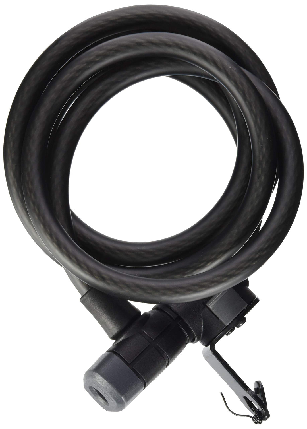 ABUS Spiralkabelschloss Booster 6512K/180 mit SCLL Snap Cage Halter - Fahrradschloss aus flexiblem S