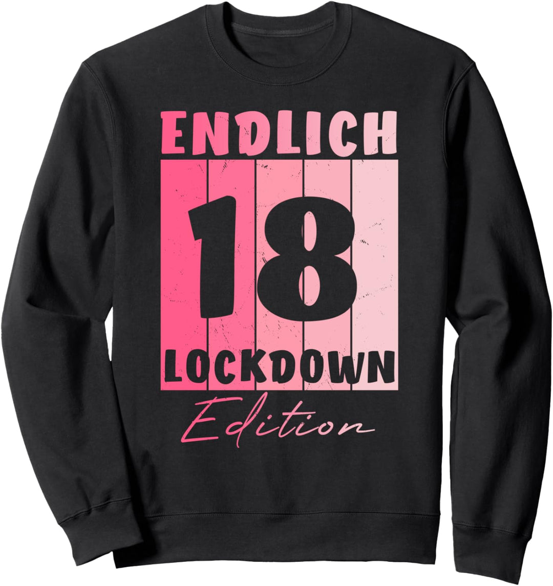 18. Geburtstag Mädchen Junge Endlich 18 Lustige Geschenke Sweatshirt