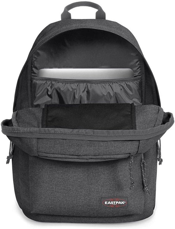 EASTPAK Unisex Padded Double Backpack (1er Pack) 47X21X28,5 Black Denim, 47X21X28,5 Black Denim