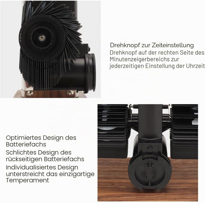ciciglow Klappuhr, Einseitige Digitale Klappuhr, Retro-automatische Mechanische Klappuhr, Schreibtis