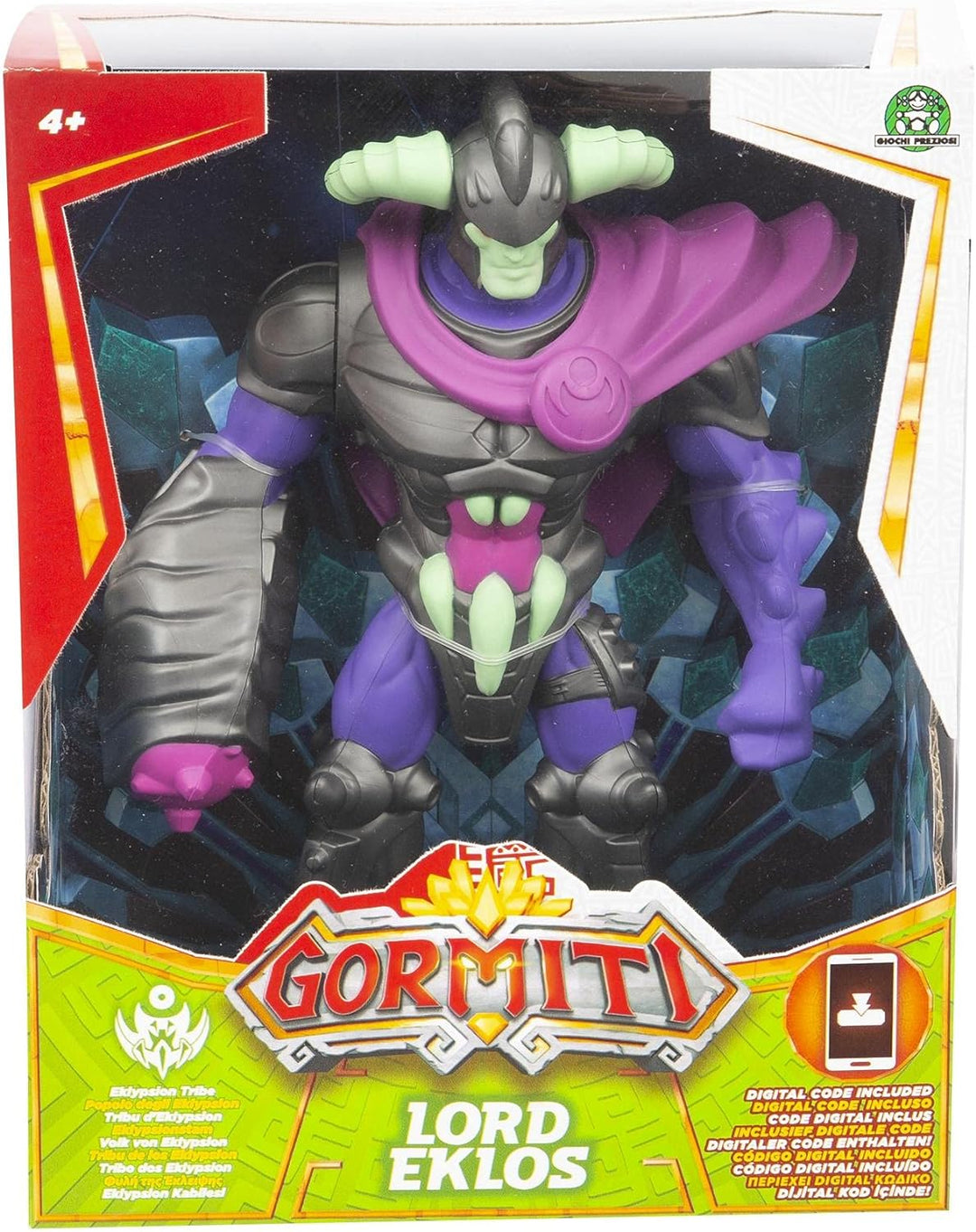 Gormiti Giochi Preziosi 25 cm grosse Figuren, Lord Eklos, Serie 3, leistungsstarke Lord, für Kinder
