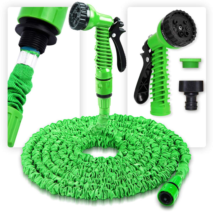 UC-Express Gartenschlauch Flexibel Wasserschlauch 37,5m 125ft Dehnbarer Schlauch Flexibel Bewässerun