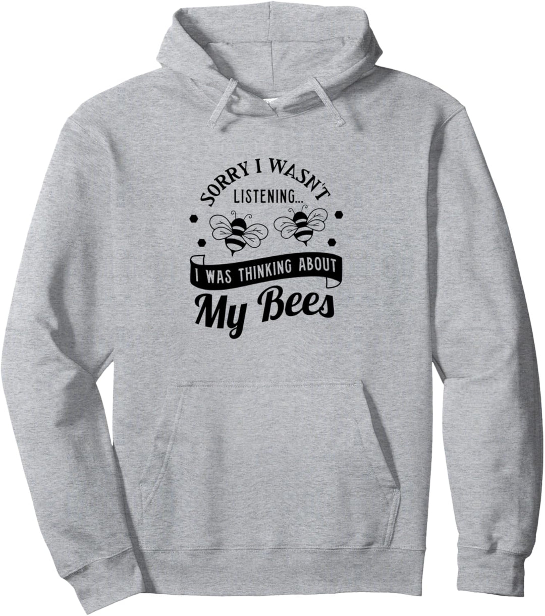 Nachdenken über niedliche Bienen Wildlife Honey Pullover Hoodie