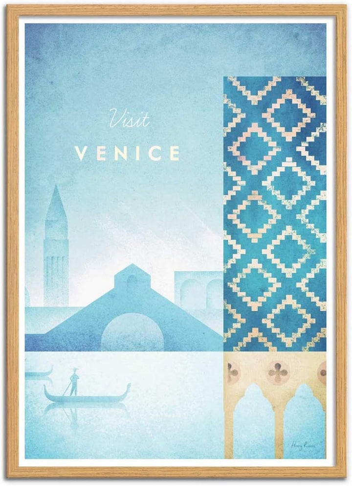 Wall Editions Art-Poster - Visit Venice - Henry Rivers