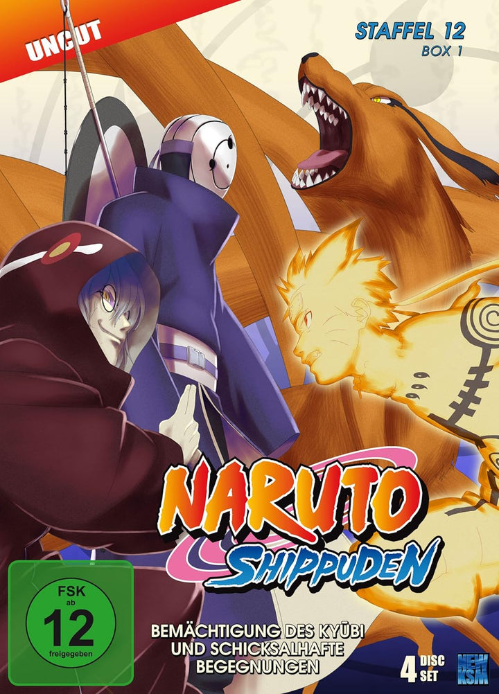 Naruto Shippuden - Staffel 12 - Box 1: Bemächtigung des Kyubi und schicksalhafte Begegnungen (Episod