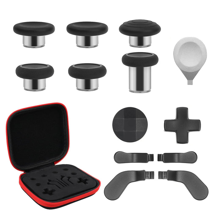 13 in 1 Metall Daumensticks f??¨¬1r Xbox Elite Controller Series 2 Zubeh?r, Ersatz Magnetische Taste