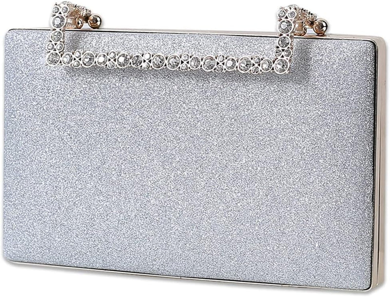 CORIOS Clutch Damen Glitzer Abendtasche Funkelnd Schultertasche Hochzeit Brautbörse Handtasche Glänz