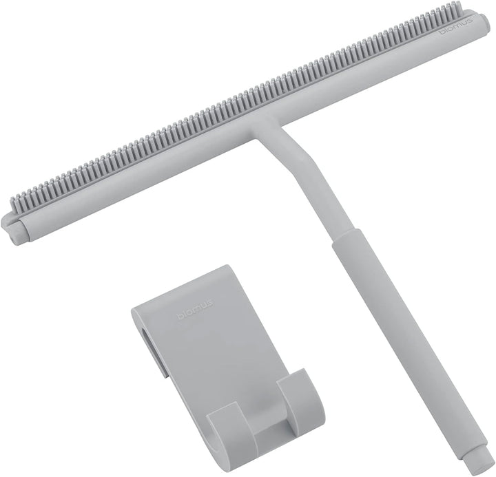 blomus Duschabzieher -LAVEA- Duschwischer aus Silikon mit Halterung (Micro Chip), Micro Chip