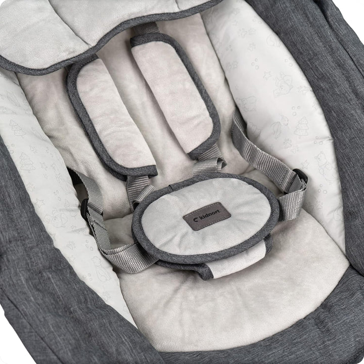 Svaie Babywippe elektrisch Babyschaukel bis 9 kg mit Fernbedienung Bluetooth 5 Schaukelstufen Batter