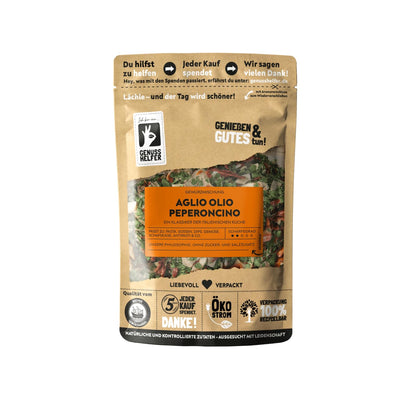 Bremer Gewürzhandel Aglio Olio Peperoncino Gewürz, grob, italienische Gewürzmischung für klassische