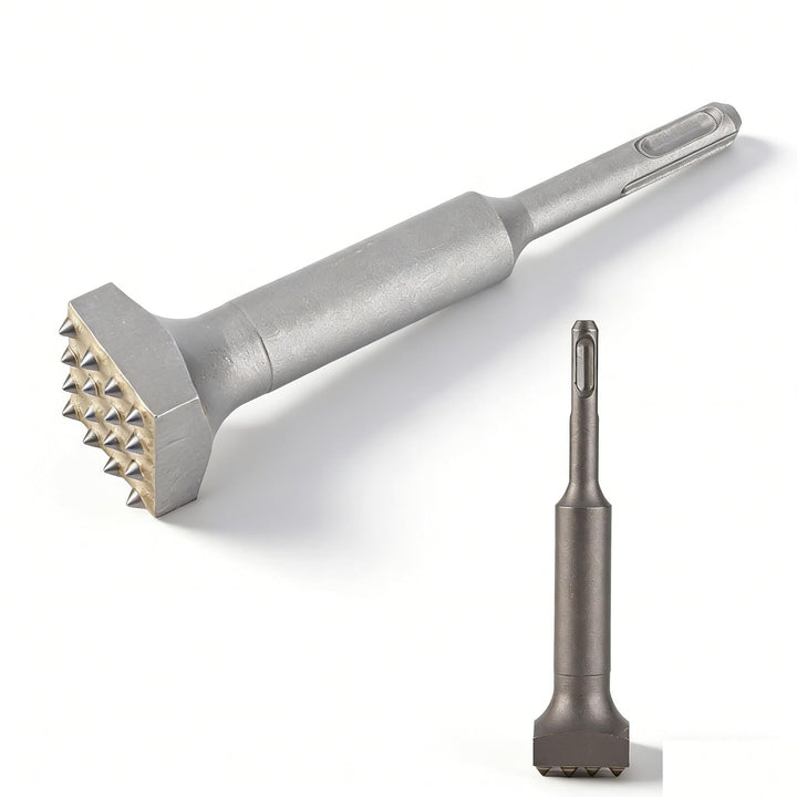 ZAWELIYO Hammer, Elektrischer Blumen-Vierkantkopf-Hammerbohrer, Quadratischer Kopf, 40Cr-Stahlmeisse