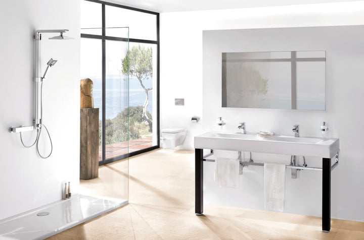 'aquaSu® Einhandmischer Sondrio für Brause | Chrom | Wasserhahn | Einhebelmischer, Brause