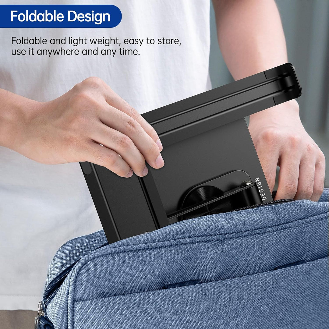 BESIGN LS12 Laptop ständer mit 360 Drehbarer Basis, Verstellbarer ergonomischer Notebook-Ständer, La