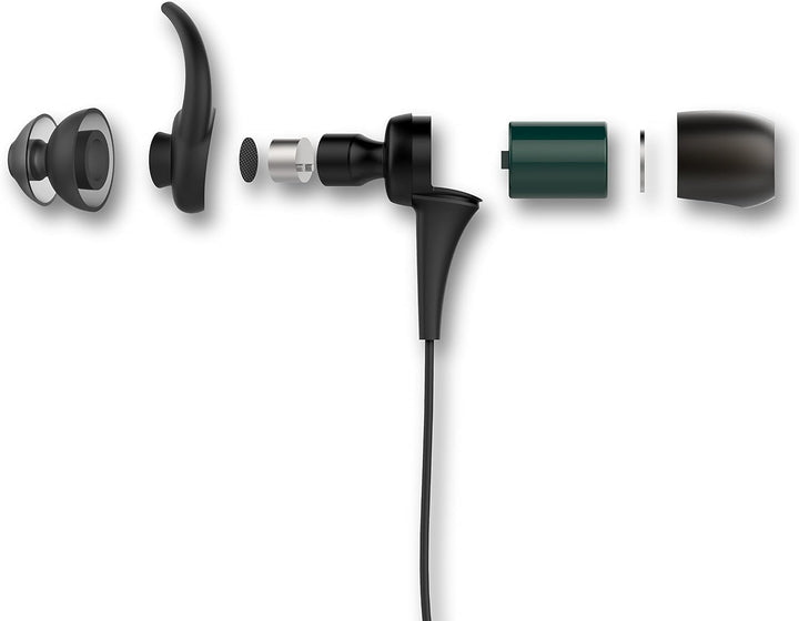 NuForce BE Sport 3 In-Ear Kabellose Bluetooth Kopfhörer Magnetisch grau, grau