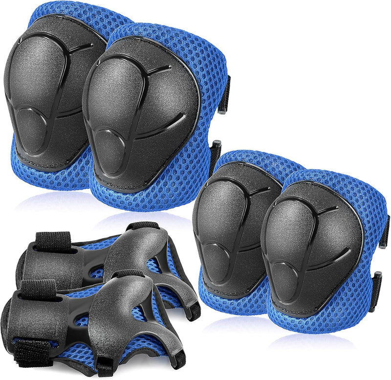 Knieschoner Kinder Schoner Inliner Protektoren: [6er Set] Schützer Inline Skates Kinder Knieschützer