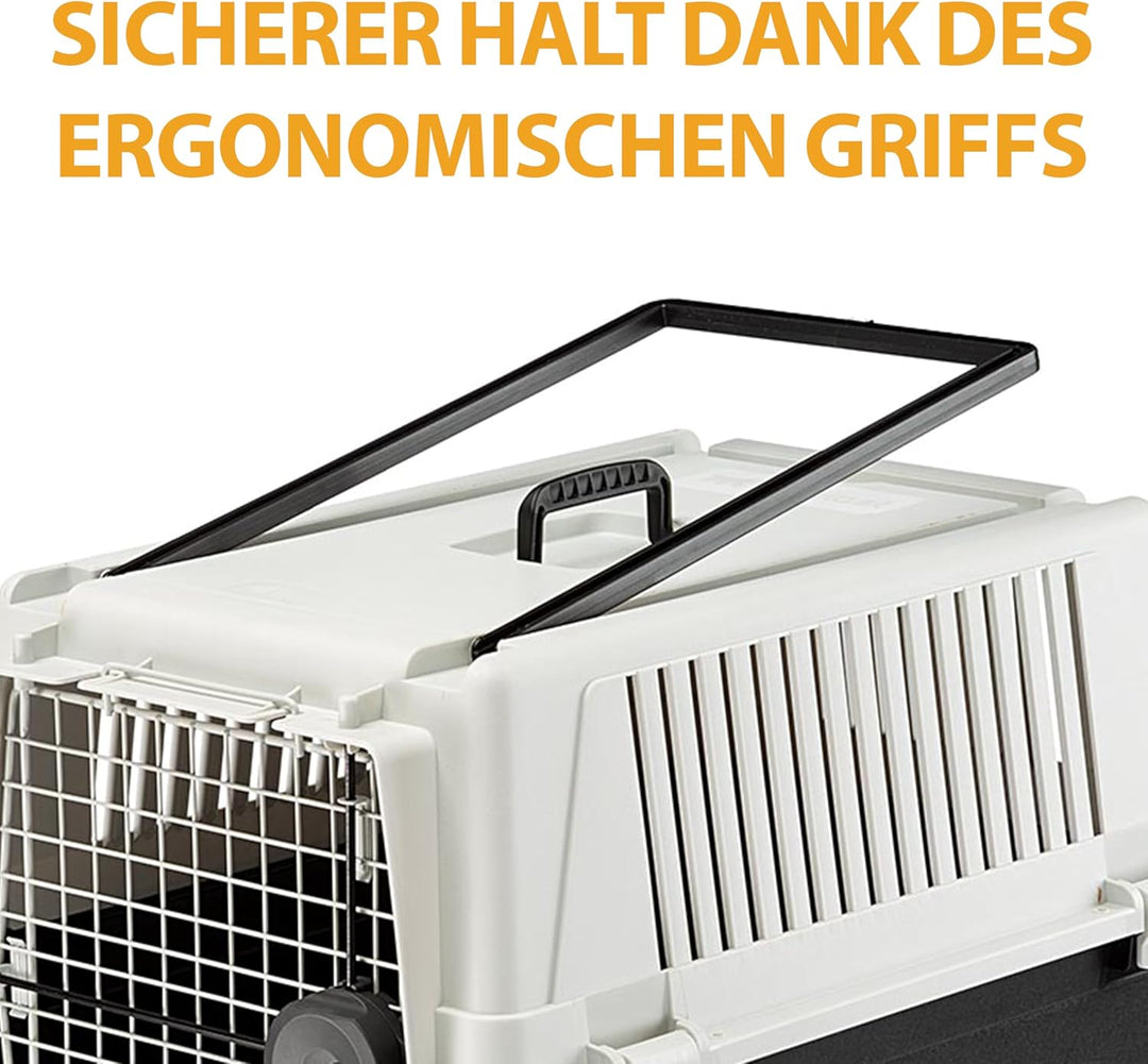 Ferplast Hundetransportbox Transportbox für mittelgrosse Hunde ATLAS 40, Reisebox für Hunde, Sicherh