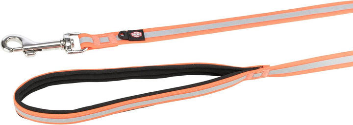 TRIXIE Schleppleine M–XL, 10 m 17 mm in orange - refelktierende Hundeleine für Outdooraktivitäten -