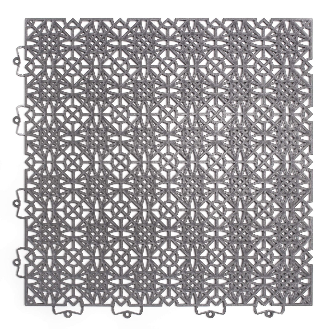 andiamo Terra Sol Terassenfliesen Klicksystem - Kunststoffplatten Aussenbereich für Balkon - Terasse