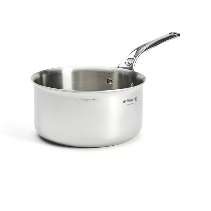 DeBuyer Affinity Kasserolle, Edelstahl, Silber, 20 cm 27.9 x 20.1 x 10.9 cm, 27.9 x 20.1 x 10.9 cm