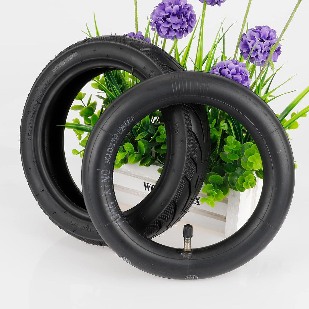 Fututech 10 x 2.125 Reifen und Schlauch für Segway Ninebot F20 F25 F30 F40 Ersatzteil Innertube-Schi