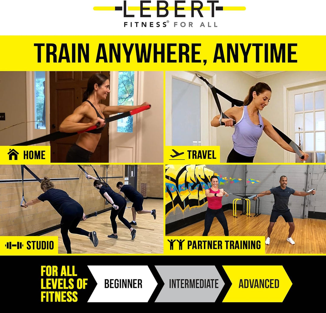 Lebert Fitness HIIT System – Funktions-/dynamisches Trainingssystem, Schwarz / Grau