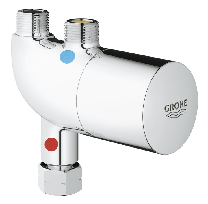 GROHE Grohtherm Micro - Thermischer Verbrühschutz/Untertischthermostat (thermische Desinfektion, 15-