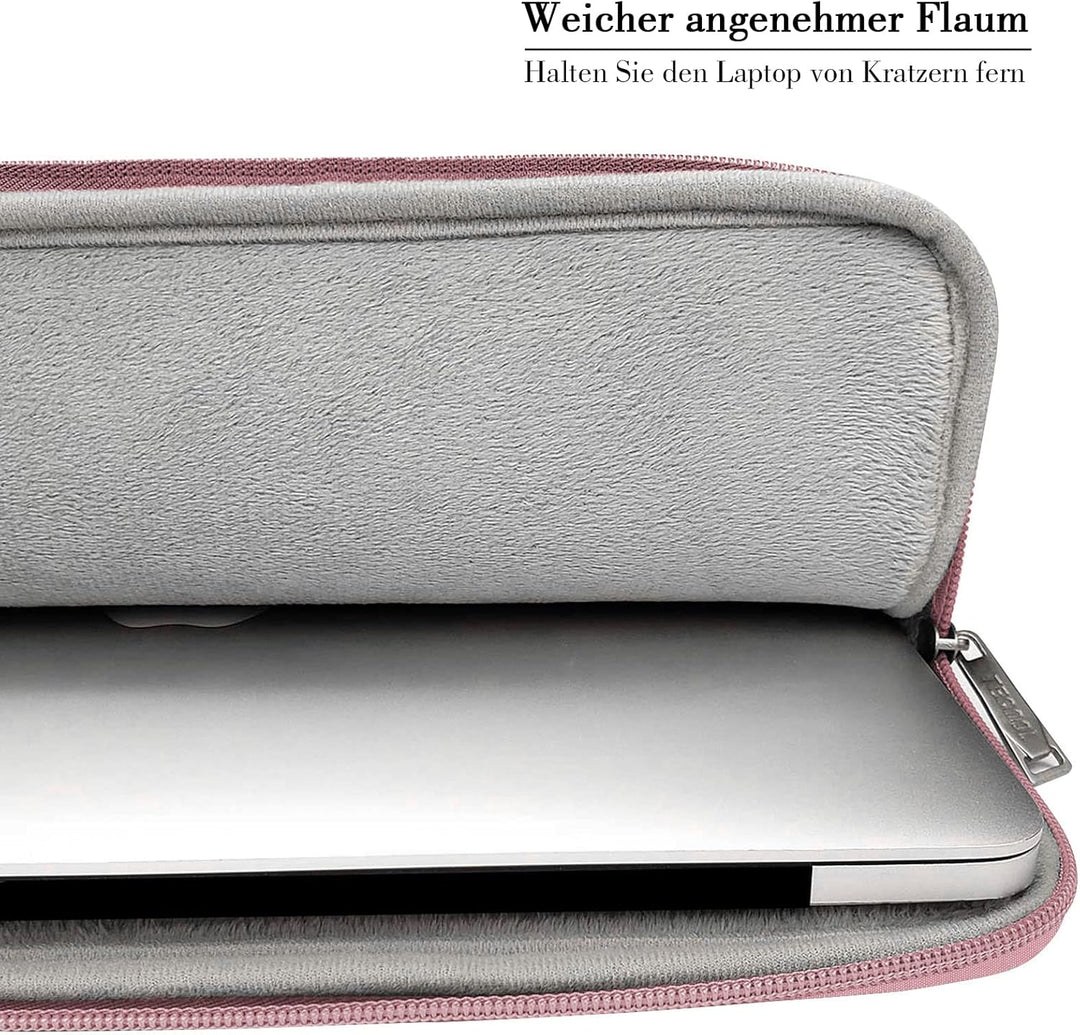 TECOOL 14 Zoll Laptoptasche LaptopHülle für 14” Lenovo Thinkpad ideapad HP Elitebook Acer Dell Chrom