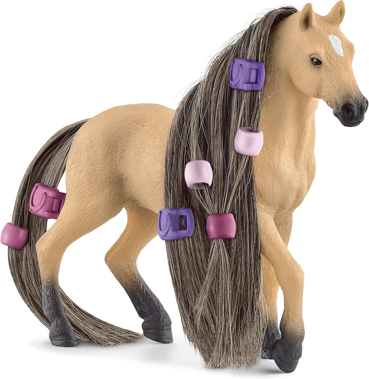 SCHLEICH 42580 Beauty Horse Andalusier Stute, für Kinder ab 4+ Jahren & schleich 42589 Haar Accessoi