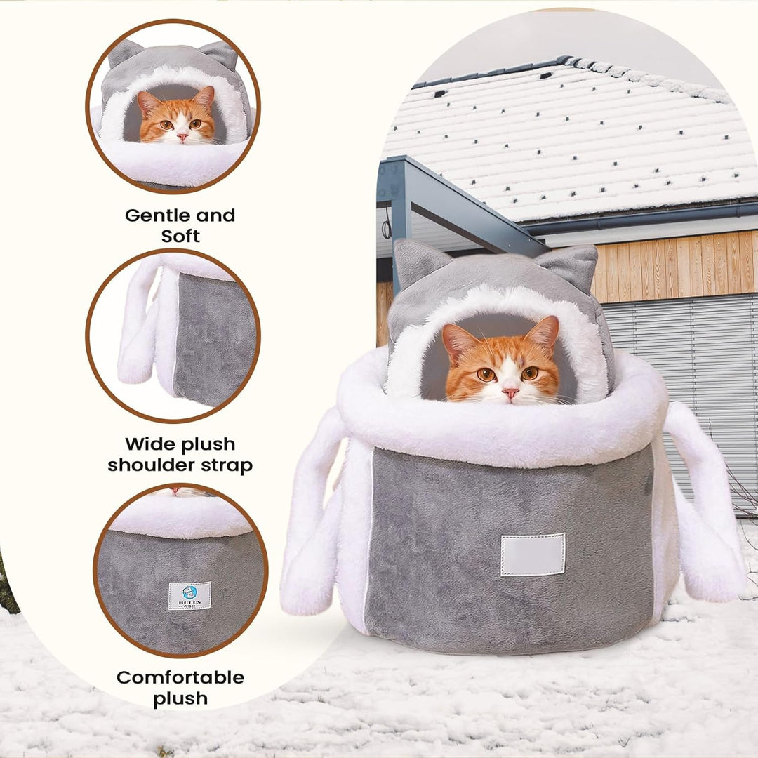 Hundetrage In Form Eines Rucksacks | Offenes Design Und Wärmende Sling Tasche,Offenes Design Tragetu