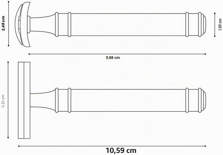 R41GS MÜHLE Traditioneller Rasierhobel aus Edelstahl offener Kamm Silber, Silber