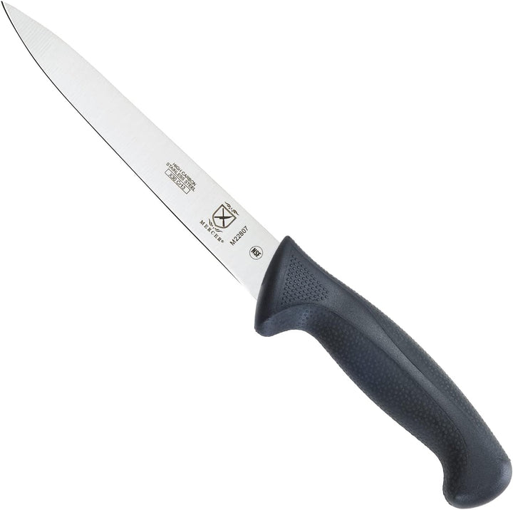 Mercer Culinary M22807 Millennia schwarzer Griff, stahl Schwarz 7", Schwarz 7"