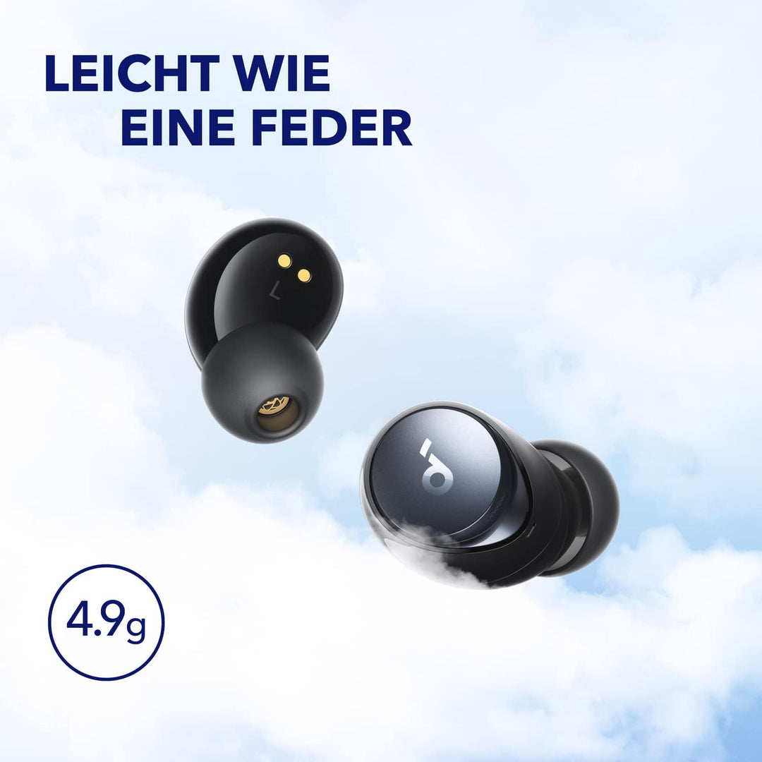 soundcore by Anker Space A40, Automatische Geräuschunterdrückung bis 98%, Kabellose Earbuds, 50h Wie