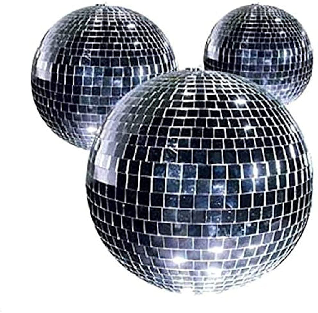 Kit 5 Kugeln verspiegelt Durchmesser 50 mm Club Party Ball Licht Effekt spezielle Jahre 70