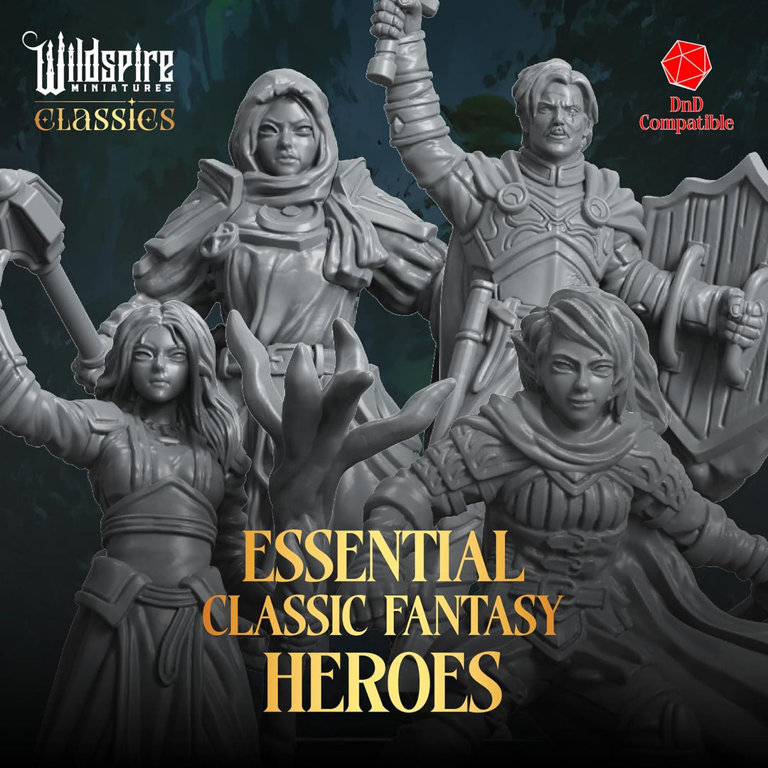 Mercenary Guild II - Essential Heroes - 55 Hero, Player Characters, NPC for DND Miniatures Bulk I 28