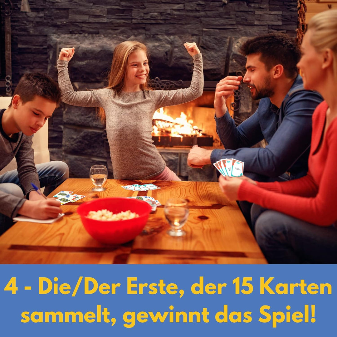 Kennst du Deine Familie wirklich ? Das verrückte Familienspiel voller Quizze und Herausforderungen,