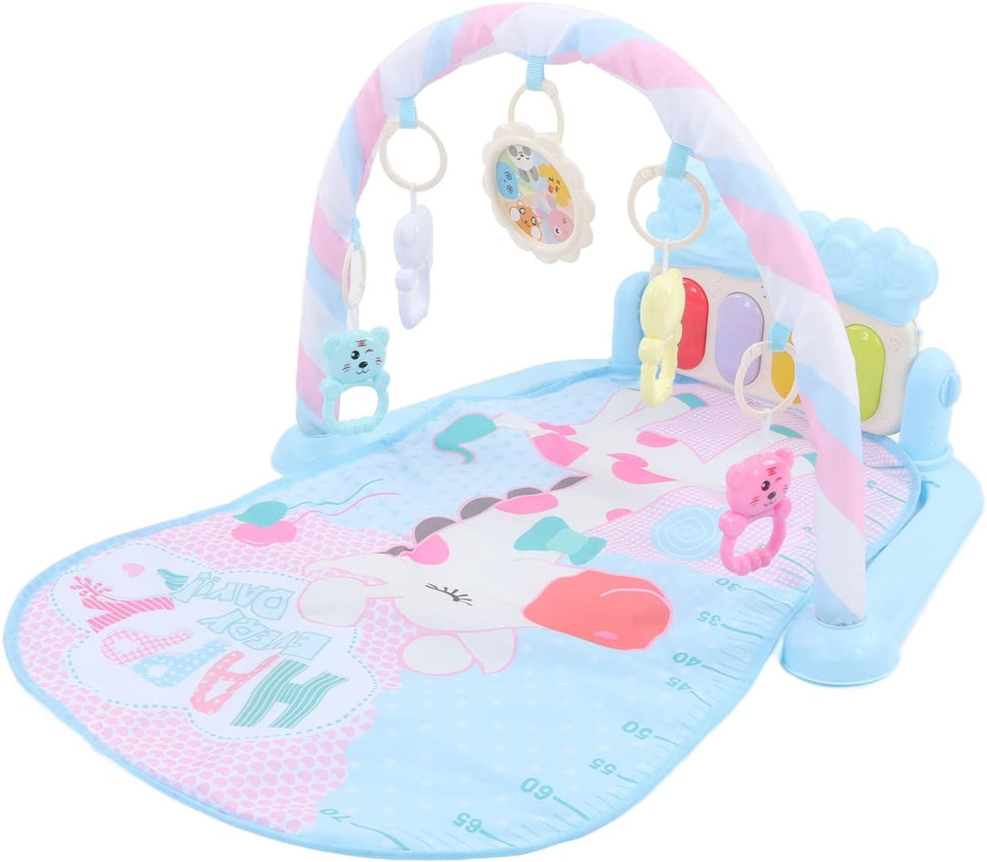 Baby Kick Play Piano Lernspielzeug Multifunktionale Babyspielmatte mit Klavierrasseln Babys