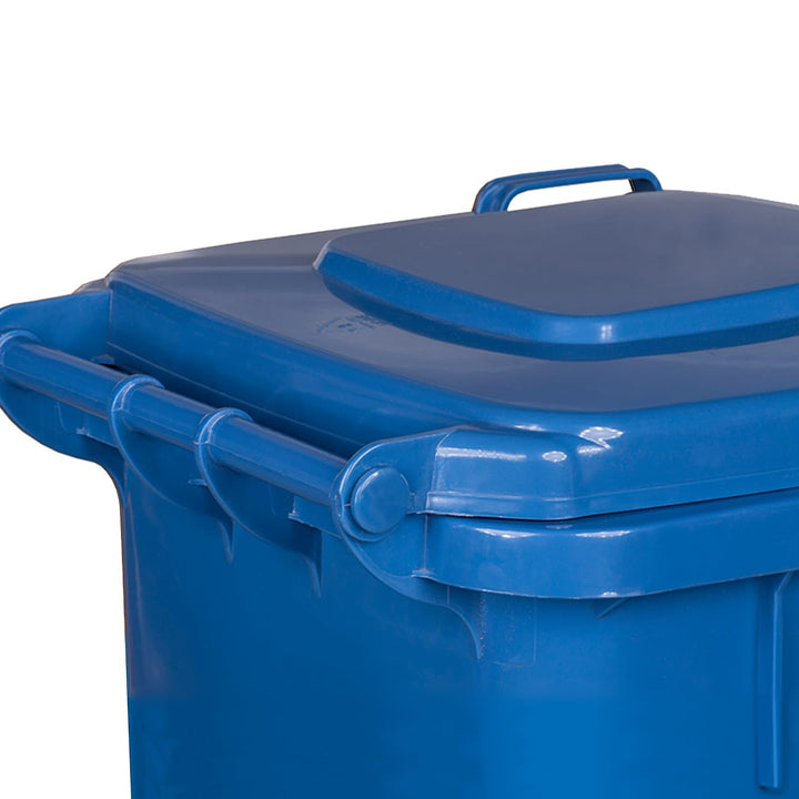 IMJ-Global Abfalleimer für Abfalleimer | PN-EN 840 | 240 Liter | mit Rollen | System zur mechanische