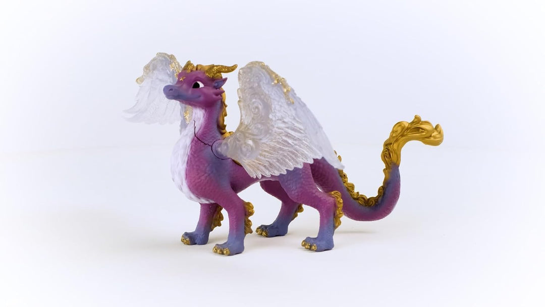 schleich BAYALA 70762 Nachtdrache - Drache Fantasievolle Mythische Drachenfigur mit Flügeln und Glit
