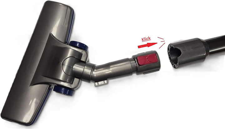 Bodendüse, Bürste Kompakt mit Gleitstreifen kompatibel mit Dyson Staubsauger(mit Adapter Big Ball/ 2