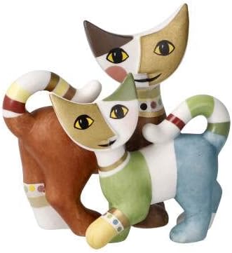 Goebel Katzenpaar Minikatzen Mio e Bea von der Künstlerin Rosina Wachtmeister aus Biskuit-Porzellan,