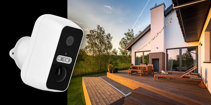 Rollei Wireless Security Cam 2K – Bewegungserkennung, Kabellose Stromversorgung, App-Steuerung und E