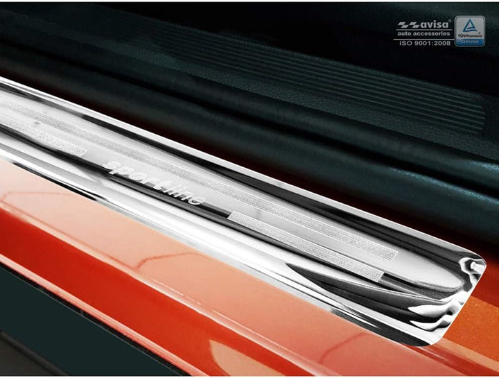 Edelstahl Einstiegsleisten kompatibel mit Volkswagen T-Roc 2017-2022 & Facelift 2022- - 'Sportline'