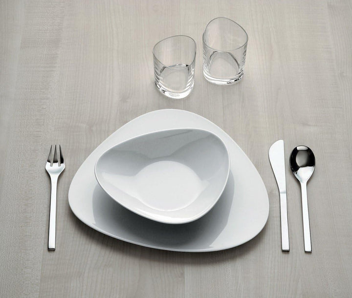 Alessi 6 Stück Dessertteller weiss Colombina