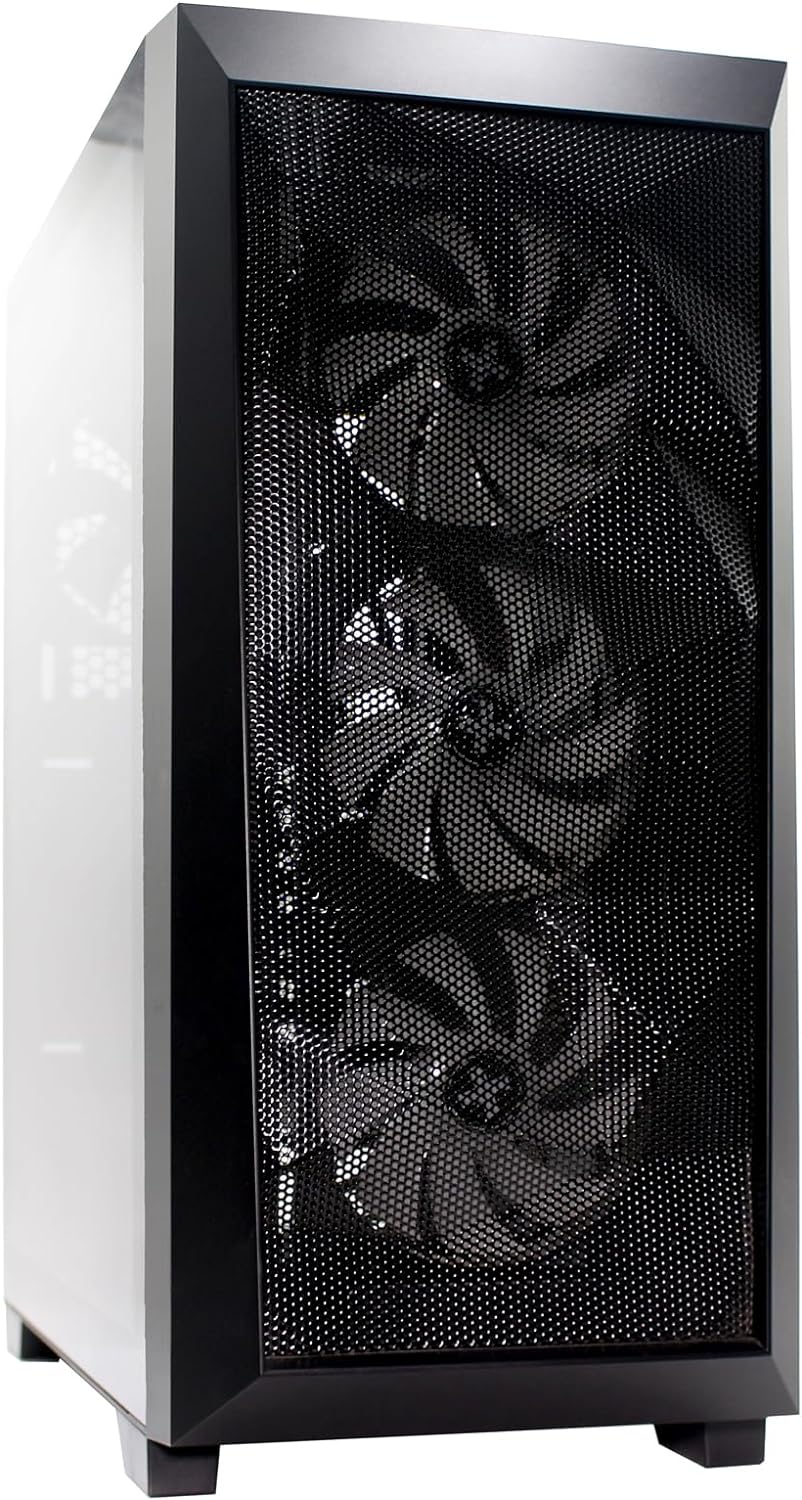 Xilence Xilent Breeze X712.RGB Gaming PC Gehäuse, 3X 120mm ARGB Lüfter, 1x 120mm PWM Lüfter, ATX Mid
